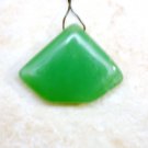 CHRYSOPRASE 8-18mm long (1 Heart Cabochon Briolette) Gemstone Bead Select-a-Size