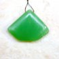 CHRYSOPRASE 8-18mm long (1 Heart Cabochon Briolette) Gemstone Bead Select-a-Size