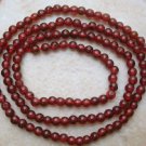 PREMIUM RICH 2.5-3mm Round GARNET Gemstone Beads 14"