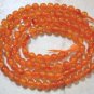 CARNELIAN 4mm Round Gemstone Beads 14" strand