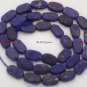RICH 10mm Afgani Oval LAPIS Gemstone Beads 14.5"