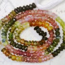 Tourmaline 3mm Faceted Rondelle Gemstone Beads 13" Strand - Pick-A-Lot