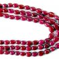 WHOLESALE OVAL 8.5X6mm RUBY (20 BIG Beads) 55Ct FREE SH