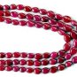 WHOLESALE OVAL 8.5X6mm RUBY (20 BIG Beads) 55Ct FREE SH