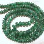 Plain Real Emerald Rondelle Beads D (Select-A-Size) A+