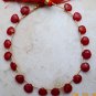Real Precious Ruby 6.5-8.5mm (18 Pcs Faceted HEART) Sidedrill drops 9" Str