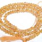 CITRINE 3.5-4mm FACETED Rondell Gemstone Beads 14" Strand