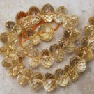 Checkerboard Citrine 8mm-15mm (1 Large Faceted Rondelle) Select-A-Size A++