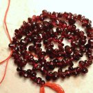 Elegant Garnet 5-6mm Sidedrill Drops Gemstone Beads 14" strand