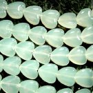 Unique Aqua Green CHALCEDONY 10x10m Cabochon Hearts 13"
