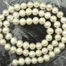 Natural Pearl Fresh Water 5-5.5mm Like Round Beads 16"