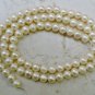 Natural Pearl Fresh Water 5-5.5mm Like Round Beads 16"