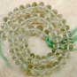 Micro Faceted Green Amethyst 6.5-8.5mm Rondelle 10.5" Str (Select-A-Size) A++