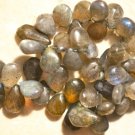 Labradorite 8-12mm (Cabochon Pears 9" Strand) Select-A-Size
