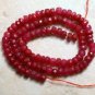 Wholesale Real Ruby 3.4-3.6mm Precious (100 Faceted Rondelle) Gemstone 34 Carats