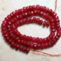 Wholesale Real Ruby 3.4-3.6mm Precious (100 Faceted Rondelle) Gemstone 34 Carats