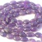 Amethyst 8x6mm Oval Gemstone Beads 14.5" str