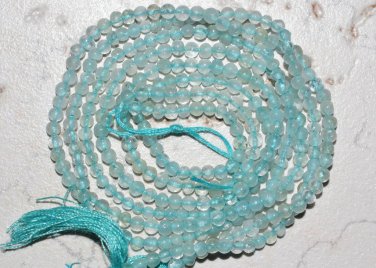 Aquamarine 2.5mm Round Gemstone Beads 14.5" Str - Pick-A-Lot