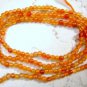 Natural 2 mm Round CARNELIAN Loose Gemstone Beads 14.5"