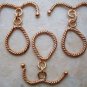 COPPER Designer Crafted 26mm/14X16mm TOGGLE (3 Set) C15