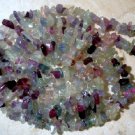 Stunning Rainbow Fluorite 4-8mm Chips Gemstone Bead 35"