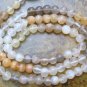 Multi MOONSTONE LARGE 5.5mm ROUND Gemstone Beads 14.5"