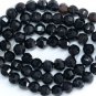 GORGEOUS BLACK ONYX 4mm FACETED ROUND (20 Loose Beads)