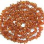 Natural CARNELIAN 5-8mm Chips Loose Gemstone Beads 35"