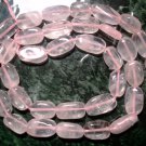 Rose Quartz 10x6mm Oval Loose Gemstone Beads 14"