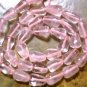 Rose Quartz 11x6mm Topdrill Drop Gemstone Beads 14"