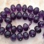 GARNET 5.5-6mmX4-4.5mm / 7-8mm x 5-6mm Faceted Oval Gemstone Beads 13.5" Str SAS