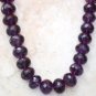GARNET 5.5-6mmX4-4.5mm / 7-8mm x 5-6mm Faceted Oval Gemstone Beads 13.5" Str SAS