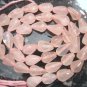 Baby Pink ROSE QUARTZ 9x5.5mm Topdrill Drops Beads 14"