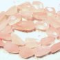 JUMBO 15-22mm Rose Quartz (5 FACETED Nuggets) 85Ct