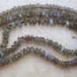 LABRADORITE 4.5mm FACETED Rondell Gemstone Beads 14.5"