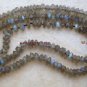 LABRADORITE 4.5mm FACETED Rondell Gemstone Beads 14.5"