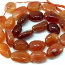 Natural LARGE 18x13mm CARVED Oval CORAL Gemstones 16"