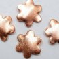 HANDCRAFTED Copper 16X4.5mm Flower (4 Spacer Bead) C230