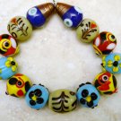 Mix and Match Handmade Lampwork 15-18mm (Set of 13) Stunning Glass Beads A3