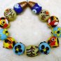 Mix and Match Handmade Lampwork 15-18mm (Set of 13) Stunning Glass Beads A3