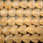 Exquisite Peach CHALCEDONY 10x10mm Cabochon HEARTS 13"