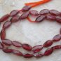 Gorgeous GARNET FACETED Oval 7x5mm Gemstone Bead 14"