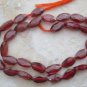 Gorgeous GARNET FACETED Oval 7x5mm Gemstone Bead 14"