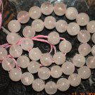 Rose Quartz LARGE 8-8.5mm Round Cute Pink Gemstone Beads 14" strand