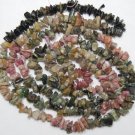Natural Exotic 5-8mm TOURMALINE CHIPS Gemstone Bead 18"