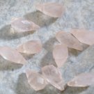 Rose Quartz 10x5mm (25 FACETED Drops) BRIOLETTE 46Ct