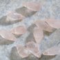 Rose Quartz 10x5mm (25 FACETED Drops) BRIOLETTE 46Ct