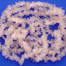 Baby Pink Rose Quartz 4-8mm Chips Loose Gemstones 35"