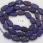 RICH Natural Afgani 12X8mm OVAL LAPIS Gemstone Beads 7"
