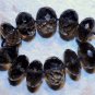 Checkerboard Smoky Quartz Large 9-12mm (1 Loose Faceted Rondelle) Select-A-Size